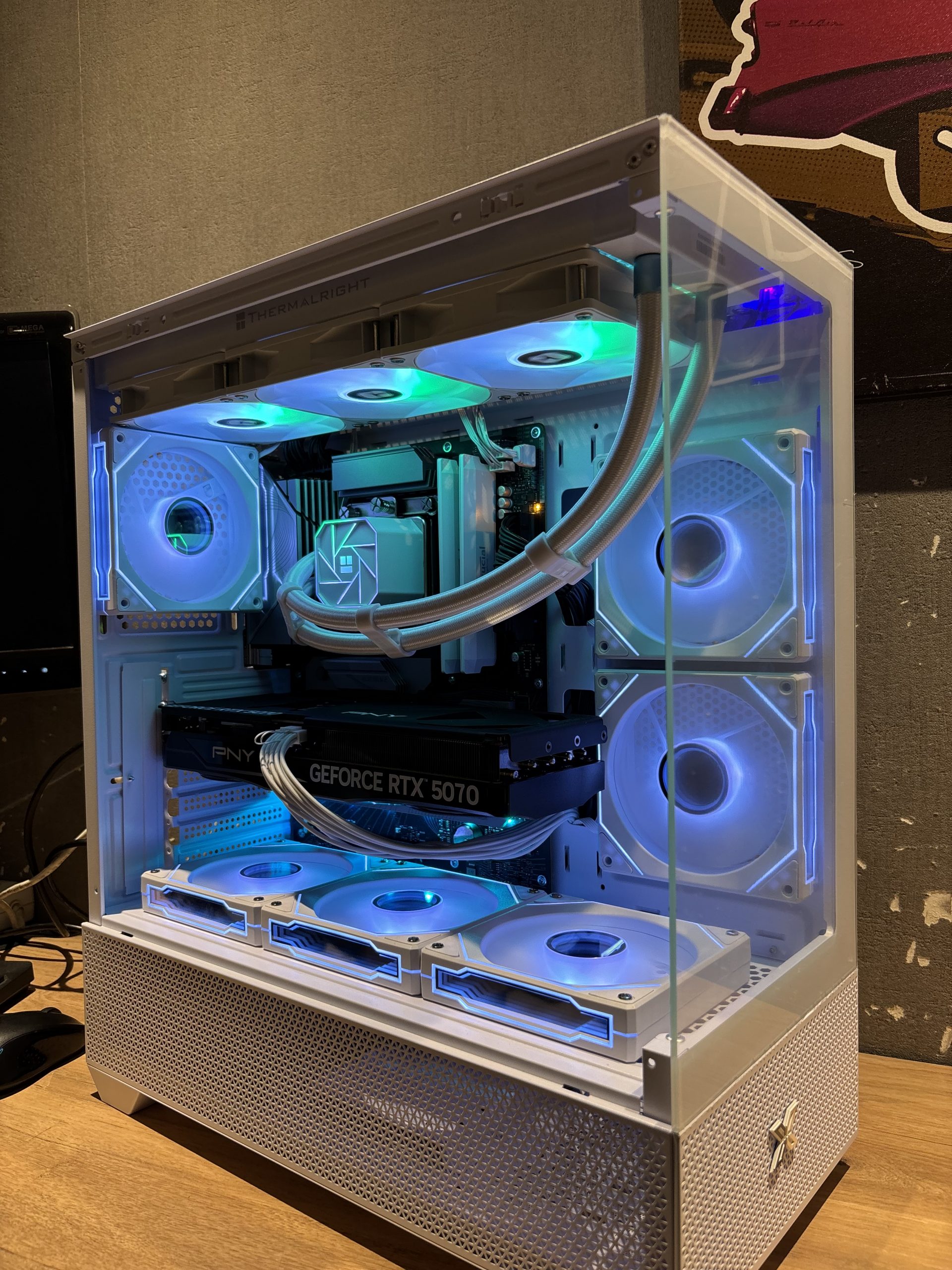 pc de gaming bleu